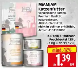 Herkules Baumarkt MjAMjAM Katzenfutter Angebot