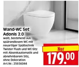 Herkules Baumarkt Wand-WC Set Adonis 2.0 Angebot