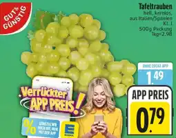 Edeka GUT & GÜNSTIG Tafeltrauben Angebot