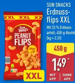 Aldi Nord SUN SNACKS Erdnuss-flips XXL Angebot