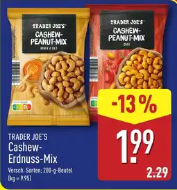 Aldi Nord TRADER JOE'S Cashew-Erdnuss-Mix Angebot