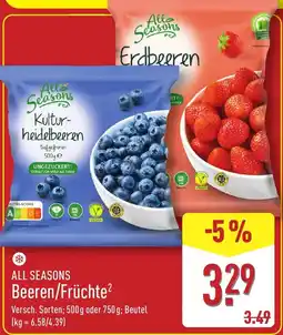 Aldi Nord All Seasons Beeren/Früchte Angebot