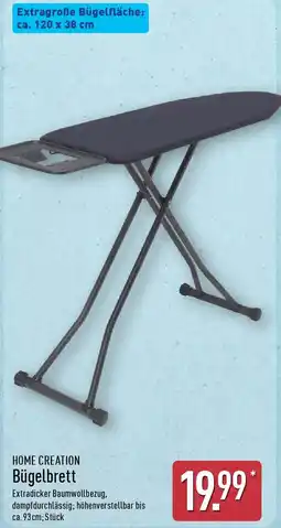 Aldi Nord HOME CREATION Bügelbrett Angebot