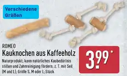 Aldi Nord ROMEO Kauknochen aus Kaffeeholz Angebot