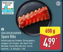 Aldi Nord ASIA GREEN GARDEN Spare Ribs Angebot