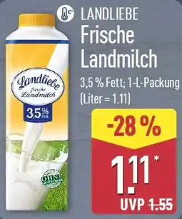 Aldi Nord LANDLIEBE Frische Landmilch Angebot