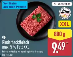 Aldi Nord Rinderhackfleisch max. 5 % Fett XXL Angebot