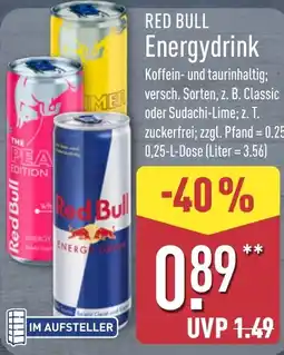 Aldi Nord Red Bull Energydrink Angebot