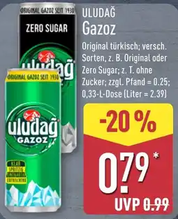 Aldi Nord ULUDAĞ Gazoz Angebot