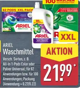 Aldi Nord ARIEL Waschmittel Angebot