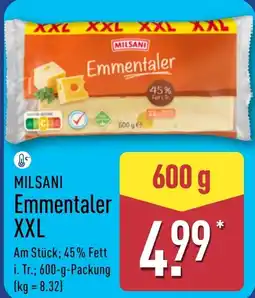 Aldi Nord MILSANI Emmentaler XXL Angebot