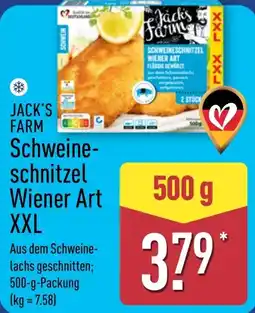 Aldi Nord JACK'S FARM Schweine-schnitzel Wiener Art XXL Angebot
