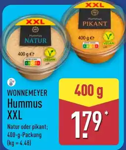 Aldi Nord WONNEMEYER Hummus XXL Angebot
