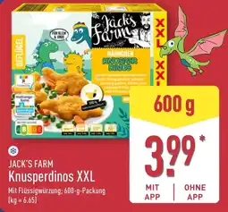Aldi Nord JACK'S FARM Knusperdinos XXL Angebot