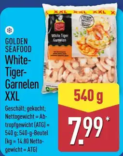Aldi Nord GOLDEN SEAFOOD White-Tiger-Garnelen XXL Angebot