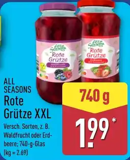 Aldi Nord ALL SEASONS Rote Grütze XXL Angebot