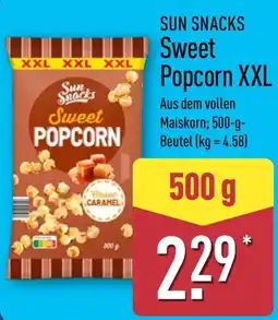 Aldi Nord Sun Snacks Sweet Popcorn XXL Angebot