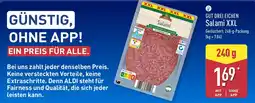 Aldi Nord Salami XXL Angebot