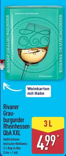Aldi Nord Rivaner Grauburgunder Angebot