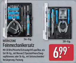 Aldi Nord WORKZONE Feinmechanikersatz Angebot