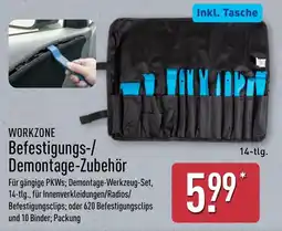 Aldi Nord WORKZONE Befestigungs-/Demontage-Zubehör Angebot