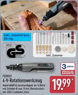 Aldi Nord FERREX 4-V-Rotationswerkzeug Angebot