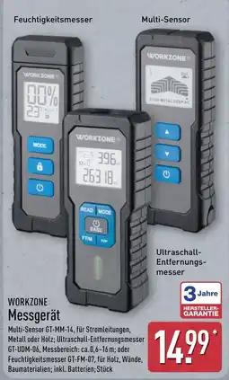 Aldi Nord WORKZONE Messgerät Angebot