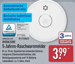 Aldi Nord WORKZONE 5-Jahres-Rauchwarnmelder Angebot
