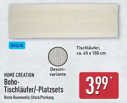 Aldi Nord HOME CREATION Boho-Tischläufer/-Platzsets Angebot