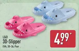 Aldi Nord L&D 3D-Slipper Angebot