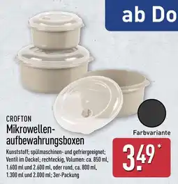 Aldi Nord CROFTON Mikrowellenaufbewahrungsboxen Angebot