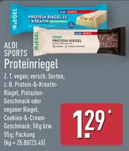 Aldi Nord ALDI SPORTS Proteinriegel Angebot