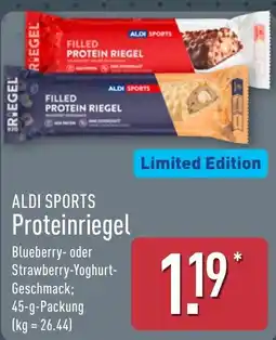 Aldi Nord ALDI SPORTS Proteinriegel Angebot