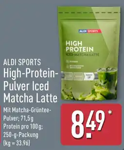 Aldi Nord ALDI SPORTS High-Protein-Pulver Iced Matcha Latte Angebot