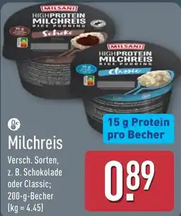 Aldi Nord Milsani Highprotein Milchreis Angebot
