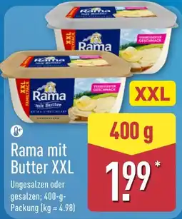Aldi Nord Rama mit Butter XXL Angebot
