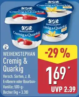 Aldi Nord Weihenstephan Cremig & Quarkig Angebot