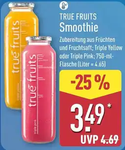 Aldi Nord TRUE FRUITS Smoothie Angebot