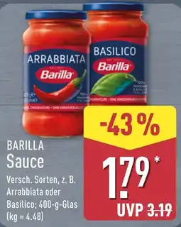 Aldi Nord Barilla Sauce Angebot
