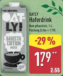 Aldi Nord OATLY Haferdrink Angebot