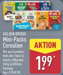 Aldi Nord GOLDEN BRIDGE Mini-Packs Cerealien Angebot