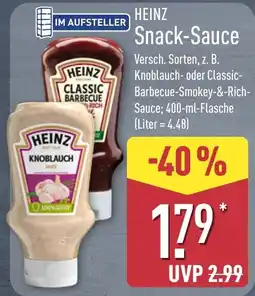 Aldi Nord HEINZ Snack-Sauce Angebot