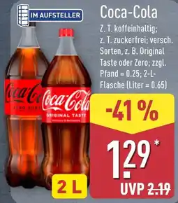Aldi Nord Coca-Cola Angebot