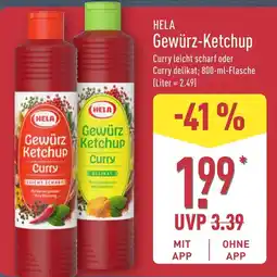 Aldi Nord HELA Gewürz-Ketchup Curry Angebot