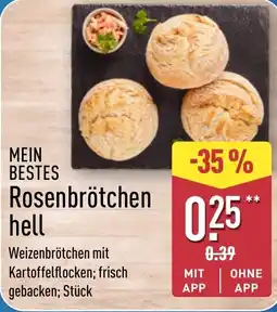 Aldi Nord MEIN BESTES Rosenbrötchen hell Angebot
