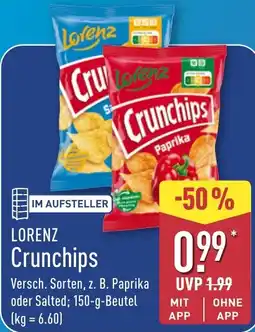 Aldi Nord Lorenz Crunchips Angebot