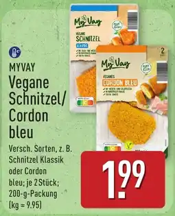 Aldi Nord MYVAY Vegane Schnitzel/Cordon bleu Angebot