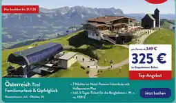 Aldi Nord Österreich Tirol Familienurlaub & Gipfelglück Angebot
