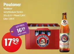 Getränke Hoffmann Paulaner Weißbier Angebot