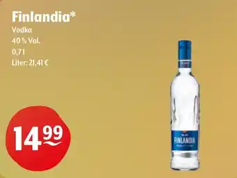 Getränke Hoffmann Finlandia Vodka Angebot